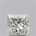 Natural Diamond 1.70 Carats, Princess with  Cut, J Color, SI2 Clarity and Certified by GIA