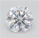 Lab Grown Diamond 6.03 Carats, Round with Ideal Cut, D Color, VVS1 Clarity and Certified by IGI