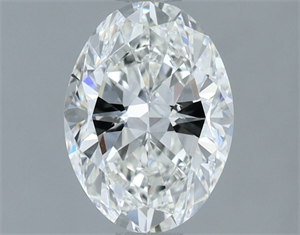 Picture of Natural Diamond 1.00 Carats, Oval with  Cut, G Color, SI1 Clarity and Certified by GIA