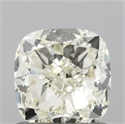 Natural Diamond 1.00 Carats, Cushion with  Cut, K Color, VVS2 Clarity and Certified by IGI