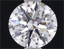 Lab Grown Diamond 1.01 Carats, Round with Ideal Cut, E Color, VVS1 Clarity and Certified by IGI