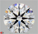 Lab Grown Diamond 4.04 Carats, Round with Ideal Cut, D Color, VVS1 Clarity and Certified by IGI