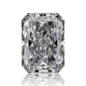 Picture of Natural Diamond 0.75 Carats, Radiant with  Cut, D Color, VVS1 Clarity and Certified by GIA