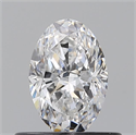 Natural Diamond 0.51 Carats, Oval with  Cut, D Color, VS1 Clarity and Certified by GIA