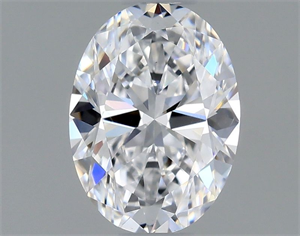 Picture of Natural Diamond 0.51 Carats, Oval with  Cut, D Color, VS2 Clarity and Certified by GIA