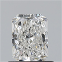 Natural Diamond 0.70 Carats, Radiant with  Cut, G Color, VS1 Clarity and Certified by GIA