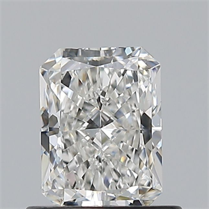 Picture of Natural Diamond 0.70 Carats, Radiant with  Cut, G Color, VS1 Clarity and Certified by GIA