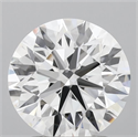 Lab Grown Diamond 2.04 Carats, Round with Ideal Cut, D Color, IF Clarity and Certified by IGI