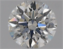 Natural Diamond 0.41 Carats, Round with Excellent Cut, F Color, VVS1 Clarity and Certified by GIA