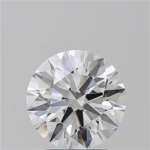 Picture of Natural Diamond 2.80 Carats, Round with Excellent Cut, D Color, VS2 Clarity and Certified by GIA