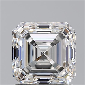 Picture of Natural Diamond 1.70 Carats, Asscher with  Cut, F Color, VVS2 Clarity and Certified by GIA