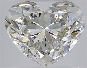 Picture of Natural Diamond 4.06 Carats, Heart with  Cut, I Color, SI2 Clarity and Certified by HRD