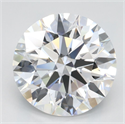 Del inventario de diamantes de laboratorio, 3.14 quilates, Redondo , Color D, claridad IF y certificado IGI
