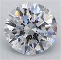 Del inventario de diamantes de laboratorio, 2.09 quilates, Redondo , Color E, claridad VS1 y certificado IGI