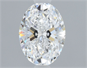 Natural Diamond 0.80 Carats, Oval with  Cut, D Color, VS1 Clarity and Certified by GIA