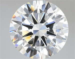 Picture of Lab Grown Diamond 7.02 Carats, Round with Excellent Cut, F Color, VVS2 Clarity and Certified by IGI