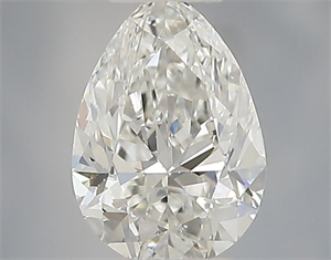 Picture of Natural Diamond 0.40 Carats, Pear with  Cut, G Color, SI1 Clarity and Certified by IGI