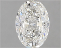 Natural Diamond 0.90 Carats, Oval with  Cut, I Color, VS2 Clarity and Certified by GIA