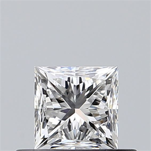 Foto Diamante Natural 0.38 quilates, Princesa , Color F, claridad VS2 y certificado GIA de