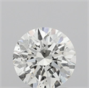 Natural Diamond 0.90 Carats, Round with Excellent Cut, H Color, SI2 Clarity and Certified by IGI