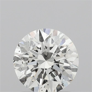 Picture of Natural Diamond 0.90 Carats, Round with Excellent Cut, H Color, SI2 Clarity and Certified by IGI