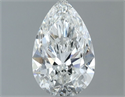 Natural Diamond 0.70 Carats, Pear with  Cut, G Color, VS1 Clarity and Certified by GIA