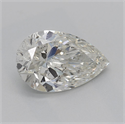 Natural Diamond 1.20 Carats, Pear with  Cut, I Color, SI2 Clarity and Certified by GIA