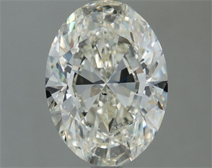 Picture of Natural Diamond 2.00 Carats, Oval with  Cut, I Color, SI1 Clarity and Certified by IGI