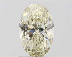 Picture of Natural Diamond 1.01 Carats, Oval with  Cut, K Color, VS1 Clarity and Certified by IGI