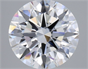 Lab Grown Diamond 2.46 Carats, Round with Excellent Cut, F Color, VVS1 Clarity and Certified by GIA