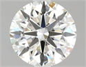Natural Diamond 1.10 Carats, Round with Excellent Cut, J Color, VVS2 Clarity and Certified by GIA