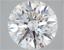Lab Grown Diamond 5.11 Carats, Round with Excellent Cut, F Color, VVS1 Clarity and Certified by IGI