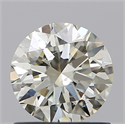Natural Diamond 1.00 Carats, Round with Excellent Cut, L Color, SI1 Clarity and Certified by IGI