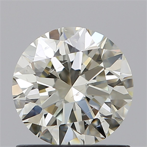 Picture of Natural Diamond 1.00 Carats, Round with Excellent Cut, L Color, SI1 Clarity and Certified by IGI