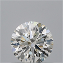 Diamante Natural 0.50 quilates, Redondo , Color G, claridad VVS2 y certificado IGI