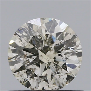 Picture of Natural Diamond 0.52 Carats, Round with Excellent Cut, K Color, I1 Clarity and Certified by IGI