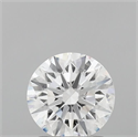 Lab Grown Diamond 1.31 Carats, Round with Ideal Cut, D Color, VS2 Clarity and Certified by IGI