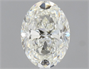 Natural Diamond 1.20 Carats, Oval with  Cut, G Color, VVS2 Clarity and Certified by IGI