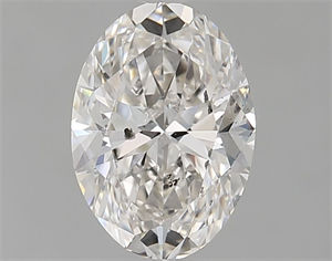 Foto Diamante Natural 0.90 quilates, Ovalado , Color I, claridad SI2 y certificado GIA de