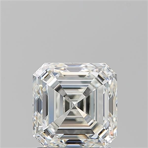 Foto Diamante Natural 1.71 quilates, Asscher , Color I, claridad VS1 y certificado GIA de