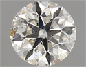 Natural Diamond 0.80 Carats, Round with Excellent Cut, K Color, SI2 Clarity and Certified by GIA