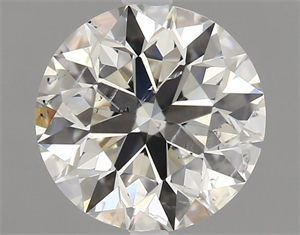 Picture of Natural Diamond 0.80 Carats, Round with Excellent Cut, K Color, SI2 Clarity and Certified by GIA