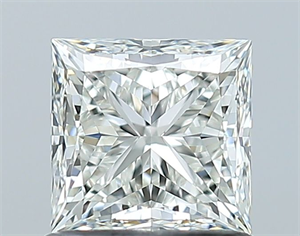 Picture of Natural Diamond 1.02 Carats, Princess with  Cut, I Color, VS1 Clarity and Certified by GIA