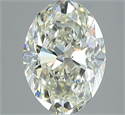 Diamante Natural 1.50 quilates, Ovalado , Color K, claridad SI2 y certificado GIA