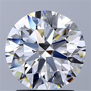 Picture of Natural Diamond 2.00 Carats, Round with Excellent Cut, F Color, VVS2 Clarity and Certified by GIA