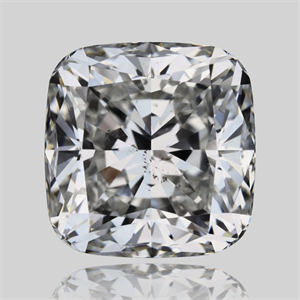 Foto Diamante Natural 2.51 quilates, Del cojín , Color G, claridad SI2 y certificado GIA de