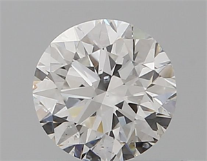 Picture of Natural Diamond 0.40 Carats, Round with Very Good Cut, E Color, SI1 Clarity and Certified by GIA