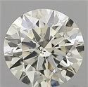 Diamante Natural 0.55 quilates, Redondo , Color K, claridad SI1 y certificado IGI