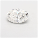 Natural Diamond 4.17 Carats, Oval with  Cut, I Color, SI2 Clarity and Certified by GIA