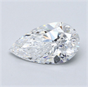 Natural Diamond 2.30 Carats, Pear with  Cut, D Color, VS1 Clarity and Certified by GIA